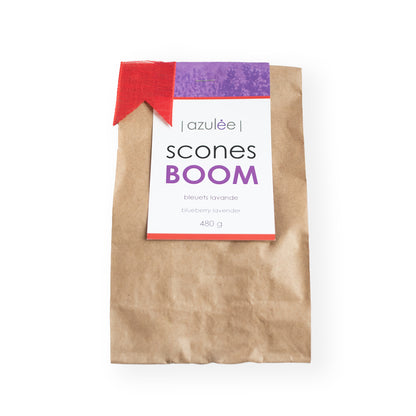 Mélange scones bleuets-lavande BOOM!